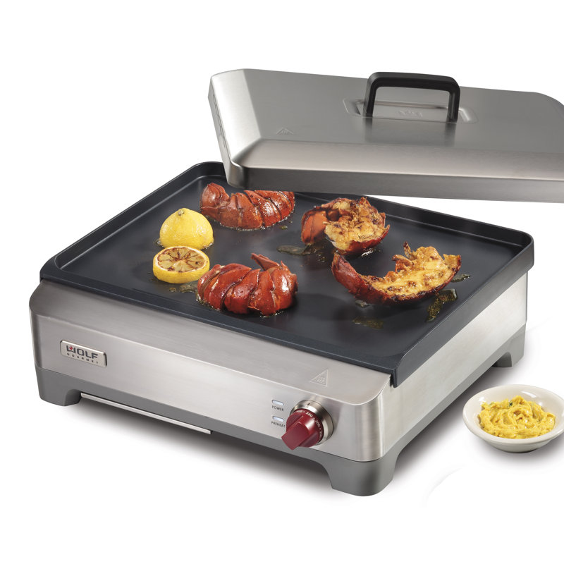 Wolf Gourmet Electric Griddle with Lid & Reviews Wayfair